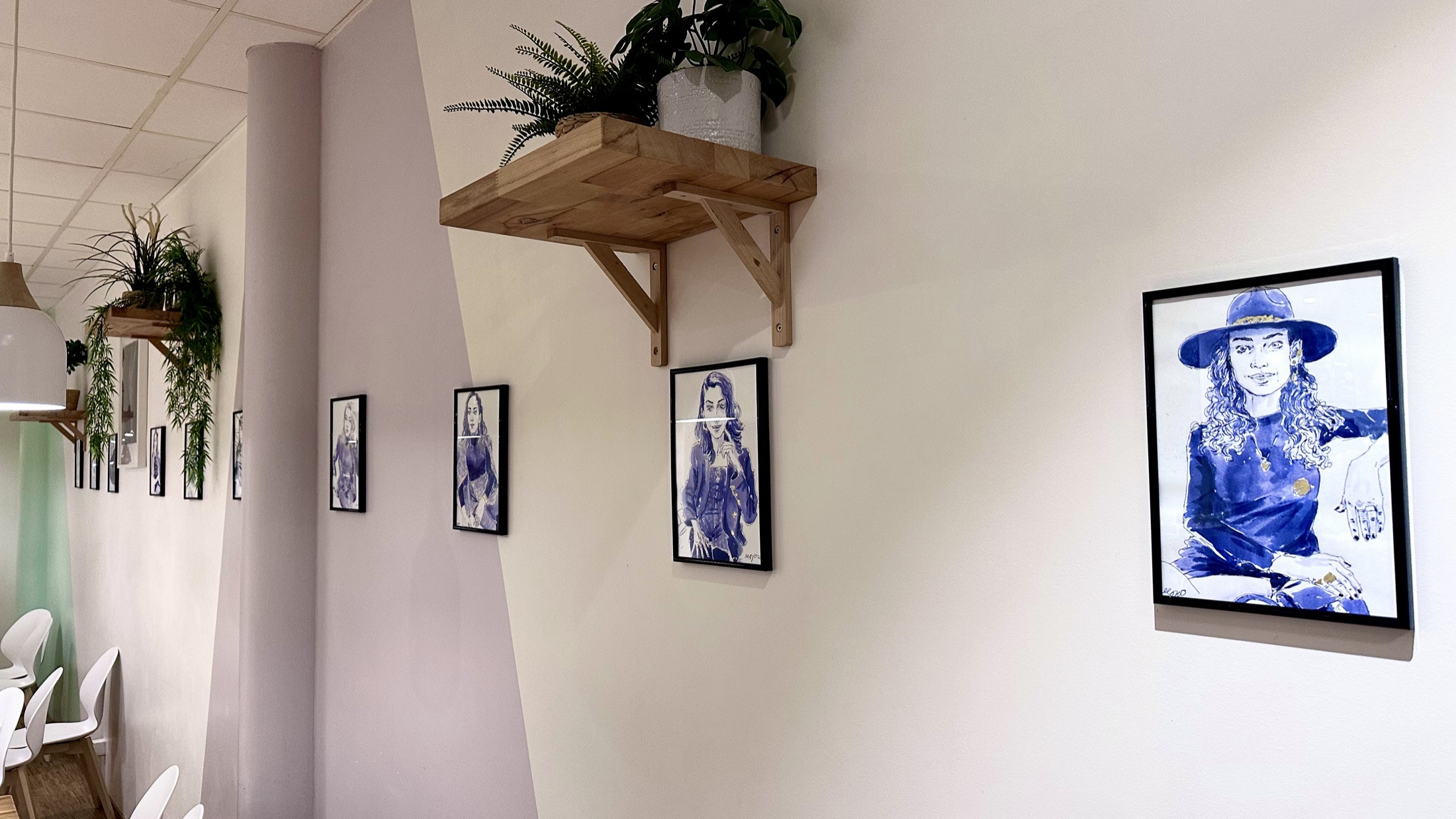Portrait exhibition context at Madame in Geneva.