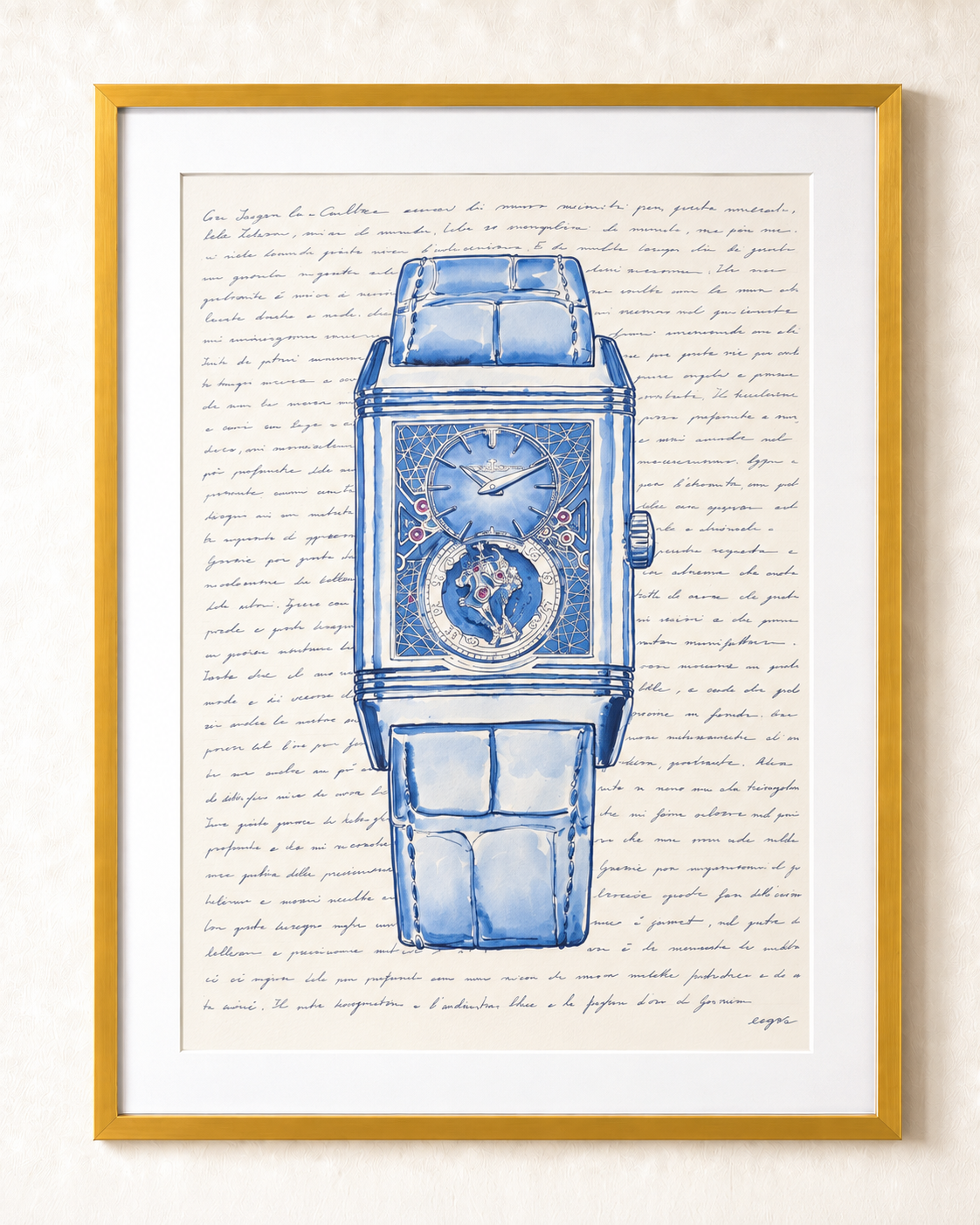 Reverso Hybris Artistica original artwork by Mauro Carraro.