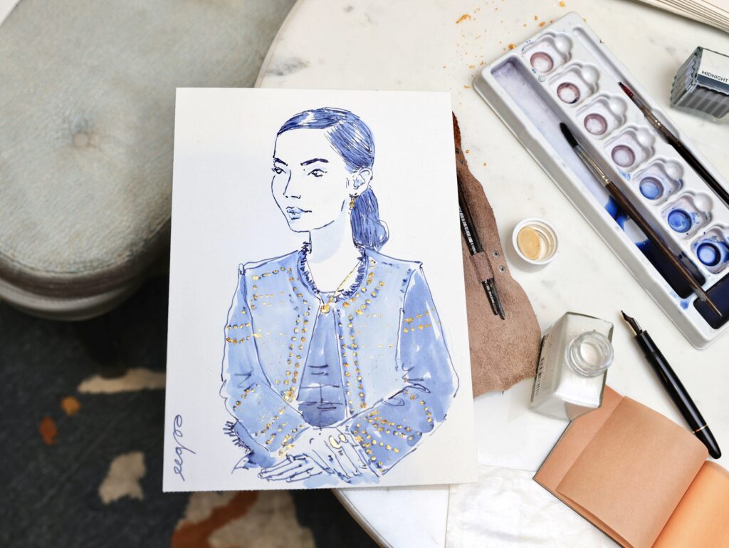 The Ritz-Carlton portrait experience in progress. Photograph by Isamar Chabot.