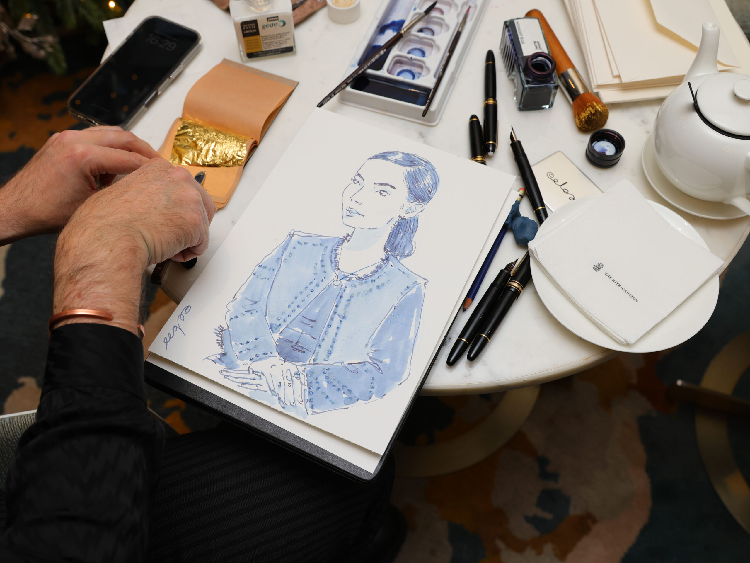 The Ritz-Carlton portrait experience. Photograph by Isamar Chabot.